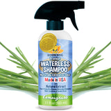Bodhi Dog Waterless Shampoo for Dogs & Cats - Natural Dry Shampoo, Neutralizes Odor, No Rinse Needed, Safe for All Breeds - Made in USA - Lemongrass Scent