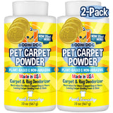 Bodhi Dog Natural Carpet Powder - Dry Pet Smell Eliminator & Urine Odor Remover - Loosens Fur & Dirt - Plant-Based and Biodegradable Room Freshener for Home with Pets - Made in USA