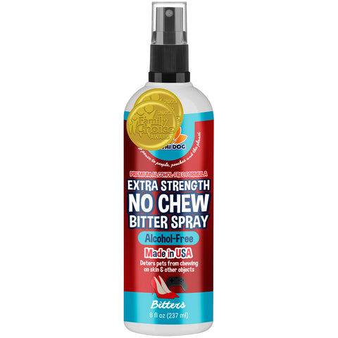 Bodhi Dog Extra Strength New Bitter 2 in 1 No Chew & Hot Spot Spray | Natural Anti-Chew Remedy Better Than Bitter Apple | Safe on Skin, Wounds and Most Surfaces | Made in USA (Alcohol Free)