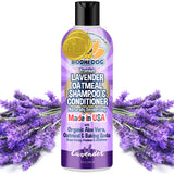 Bodhi Dog Lavender Oatmeal Shampoo & Conditioner - Hypoallergenic Formula - Naturally Deodorize Dogs, Cats & Pets - Made w/Organic Ingredients - Moisturizes Dry & Itchy Skin - Made in USA