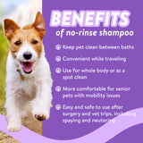 Bodhi Dog Waterless Shampoo - Natural Dry Shampoo for Dogs & Cats - Neutralizes Pet Odor - No Rinse Required - Made of Natural Extracts - Safe for Sensitive Skin - Made in USA - Lavender