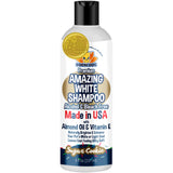 Bodhi Dog Amazing White Shampoo for Dogs - Brightens White & Light Coats - Plant-Based - Made with Natural Ingredients -Safe & Effective for All Breeds - Gentle & Cruelty-Free - Made in USA