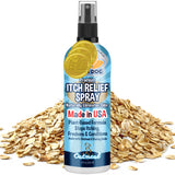 Bodhi Dog Itch Relief Spray - Natural Relief for Dry, Itchy, Allergic, or Bug-Bitten Skin - Safe for Dogs & Cats - Soothing Oatmeal Formula - Made in USA (Oatmeal)