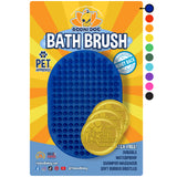 Bodhi Dog Shampoo Brush - Pet Grooming & Bath Supplies for Cats and Dog - Bath Brush for Long & Short Hair - Premium Scrubber for Shower, Bathing & Massage
