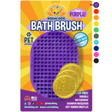 Bodhi Dog Shampoo Brush - Pet Grooming & Bath Supplies for Cats and Dog - Bath Brush for Long & Short Hair - Premium Scrubber for Shower, Bathing & Massage