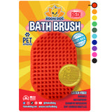 Bodhi Dog Shampoo Brush - Pet Grooming & Bath Supplies for Cats and Dog - Bath Brush for Long & Short Hair - Premium Scrubber for Shower, Bathing & Massage