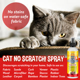 Bodhi Dog Cat No More Scratching! Spray | Cat Deterrent Spray for Indoor & Outdoor Use | Safe Training Cat Scratch Spray with Essential Oils | Cat Scratch Deterrent for Furniture | Made in USA