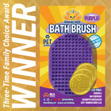 Bodhi Dog Shampoo Brush - Pet Grooming & Bath Supplies for Cats and Dog - Bath Brush for Long & Short Hair - Premium Scrubber for Shower, Bathing & Massage