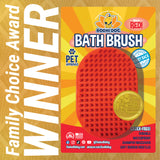Bodhi Dog Shampoo Brush - Pet Grooming & Bath Supplies for Cats and Dog - Bath Brush for Long & Short Hair - Premium Scrubber for Shower, Bathing & Massage