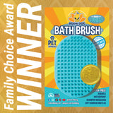 Bodhi Dog Shampoo Brush - Pet Grooming & Bath Supplies for Cats and Dog - Bath Brush for Long & Short Hair - Premium Scrubber for Shower, Bathing & Massage