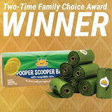 Bodhi Dog Pooper Scooper Bags with Core - 120 Thick Leak-Proof Pet Waste Bags, Fits Standard 6-Inch Scoops, Durable & Easy to Use for Dogs, Suitable for Pet Waste Cleanup