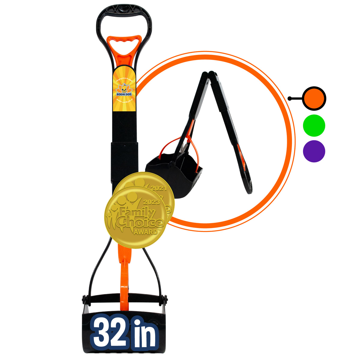 Extra Large Foldable Pooper Scooper Multiple Colors Bodhi Dog