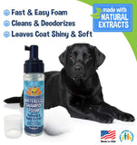 Bodhi Dog Waterless Foaming Dry Shampoo | Natural Pet Shampoo for Dogs & Cats | Waterless Dry Shampoo for Bathless Cleaning | Pet Odor Eliminator | No Rinse Required | Made in USA (Oatmeal)