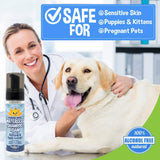 Bodhi Dog Waterless Foaming Shampoo - Dry Shampoo for Bathless Cleaning, No Rinse Required - Natural, Gentle Cleaner for Sensitive Skin - Made in USA (Oatmeal)