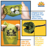 Bodhi Dog Pooper Scooper Bags with Core - 120 Thick Leak-Proof Pet Waste Bags, Fits Standard 6-Inch Scoops, Durable & Easy to Use for Dogs, Suitable for Pet Waste Cleanup
