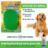 Bodhi Dog Shampoo Brush - Pet Grooming & Bath Supplies for Cats and Dog - Bath Brush for Long & Short Hair - Premium Scrubber for Shower, Bathing & Massage