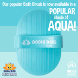 Bodhi Dog Shampoo Brush - Pet Grooming & Bath Supplies for Cats and Dog - Bath Brush for Long & Short Hair - Premium Scrubber for Shower, Bathing & Massage