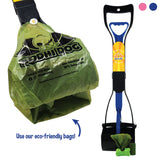Bodhi Dog Complete Poo Pack- 24" Pooper Scooper, Poop Bags, & Waste Bag Holder, Ideal for Small to XL Pets - Durable, Easy-to-Use, Great for Grass, Gravel, & Outdoor Cleanups