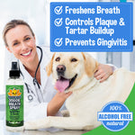 Bodhi Dog Large Natural Dog Breath Freshener for Dogs Teeth and Healthy Gums | Best for Tartar Cleaning, Plaque Remover & Fresh Dental Oral Care | Made in USA