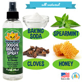 Bodhi Dog Natural Dog Breath Freshener Spray - Fresh Breath for Dogs, Tartar & Plaque Remover - Supports Teeth & Gum Health - Bad Breath Treatment & Promotes Clean Oral Hygiene - Made in USA