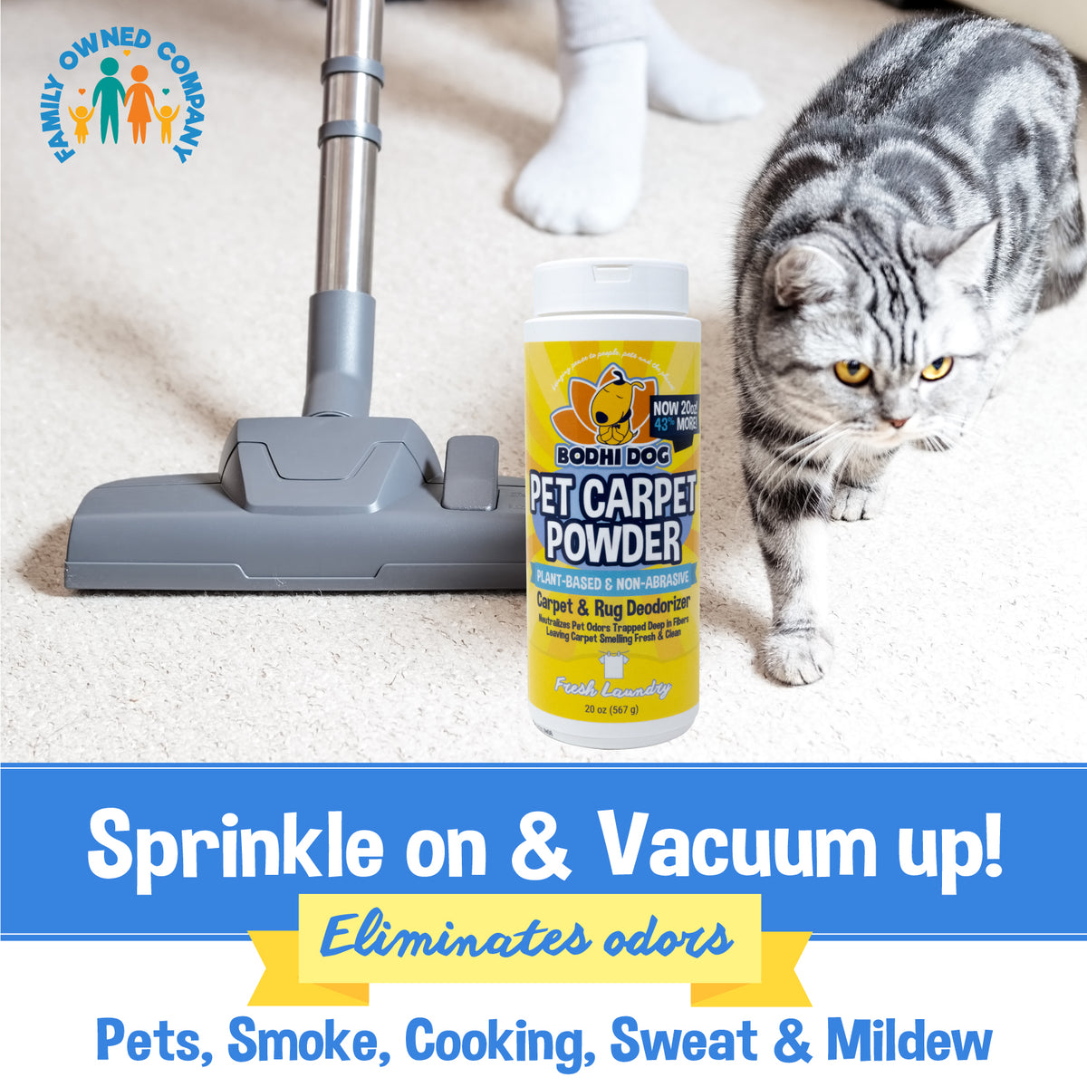 Dog Odor Carpet Powder - Various Scents – Bodhi Dog