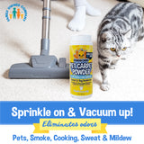 Bodhi Dog Natural Carpet Powder - Dry Pet Smell Eliminator & Urine Odor Remover - Loosens Fur & Dirt - Plant-Based and Biodegradable Room Freshener for Home with Pets - Made in USA