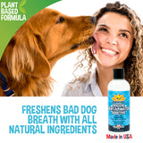 Bodhi Dog Peppermint Dental Dog Water Additive - Dental Water Additive for Dogs & Pets - Teeth, Breath & Healthy Gums - Freshens Breath & Reduces Tartar Build Up - Oral Care Cleaner- Made in USA