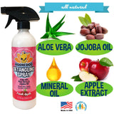 Bodhi Dog Detangling Spray - Fur & Hair Detangler Spray for Dogs & Cats - Easily Removes Mats, Tangles & Knots - Pet Grooming Essentials - Made in USA - Fresh Apple