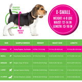 Bodhi Dog Disposable Female Dog Diapers - Super Absorbent Dog Diapers for Female Heat Cycle - Adjustable Fit Pee Wraps for Potty Training, Moisture Control & Wetness Indicator - Extra Small to Extra Large (20 Count)