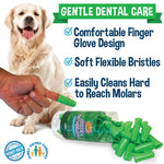 Bodhi Dog Finger Toothbrush for Dogs & Cats | Puppy Toothbrush with Soft & Flexible Silicone Bristles for Pet Dental Care | Easy Teeth Cleaning Dog Finger Toothbrush