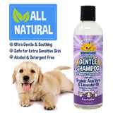 Bodhi Dog Premium Gentle Shampoo - Soothing, Ultra-Gentle Puppy Shampoo with Aloe Vera & Lavender Oil - Natural Moisturizing Pet Wash for Puppies, Dogs & Cats - Made in USA (Lavender)