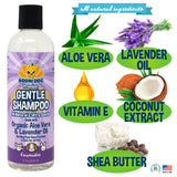 Bodhi Dog Premium Gentle Shampoo - Soothing, Ultra-Gentle Puppy Shampoo with Aloe Vera & Lavender Oil - Natural Moisturizing Pet Wash for Puppies, Dogs & Cats - Made in USA (Lavender)