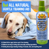 Bodhi Dog Bitter 2-in-1 No Chew & Hot Spot Spray - Natural Anti-Chew Remedy Better Than Bitter Apple - Soothes Hot Spots, Deters Chewing - Safe for Skin, Wounds & Furniture- Made in USA