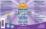 Bodhi Dog Pet Wipes | Wipes for Dog Grooming | Wipe Away Pet Odors & Deodorizes Coat | No Parabens or SLS | Large Wet & Thick Pet Wipes | Best for Cleaning Dogs and Cats (Lavender, 60CT)