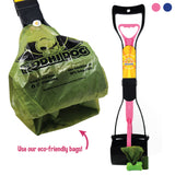 Bodhi Dog Complete Poo Pack- 24" Pooper Scooper, Poop Bags, & Waste Bag Holder, Ideal for Small to XL Pets - Durable, Easy-to-Use, Great for Grass, Gravel, & Outdoor Cleanups