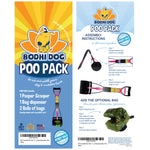 Bodhi Dog Complete Poo Pack | 24" Pooper Scooper, Poop Bags, and Pet Dog Waste Bag Holder | Perfect for Small, Medium, Large, XL Pets | Great for Grass and Gravel