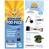 Bodhi Dog Complete Poo Pack | 24" Pooper Scooper, Poop Bags, and Pet Dog Waste Bag Holder | Perfect for Small, Medium, Large, XL Pets | Great for Grass and Gravel