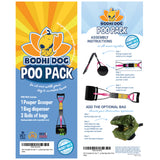 Bodhi Dog Complete Poo Pack- 24" Pooper Scooper, Poop Bags, & Waste Bag Holder, Ideal for Small to XL Pets - Durable, Easy-to-Use, Great for Grass, Gravel, & Outdoor Cleanups
