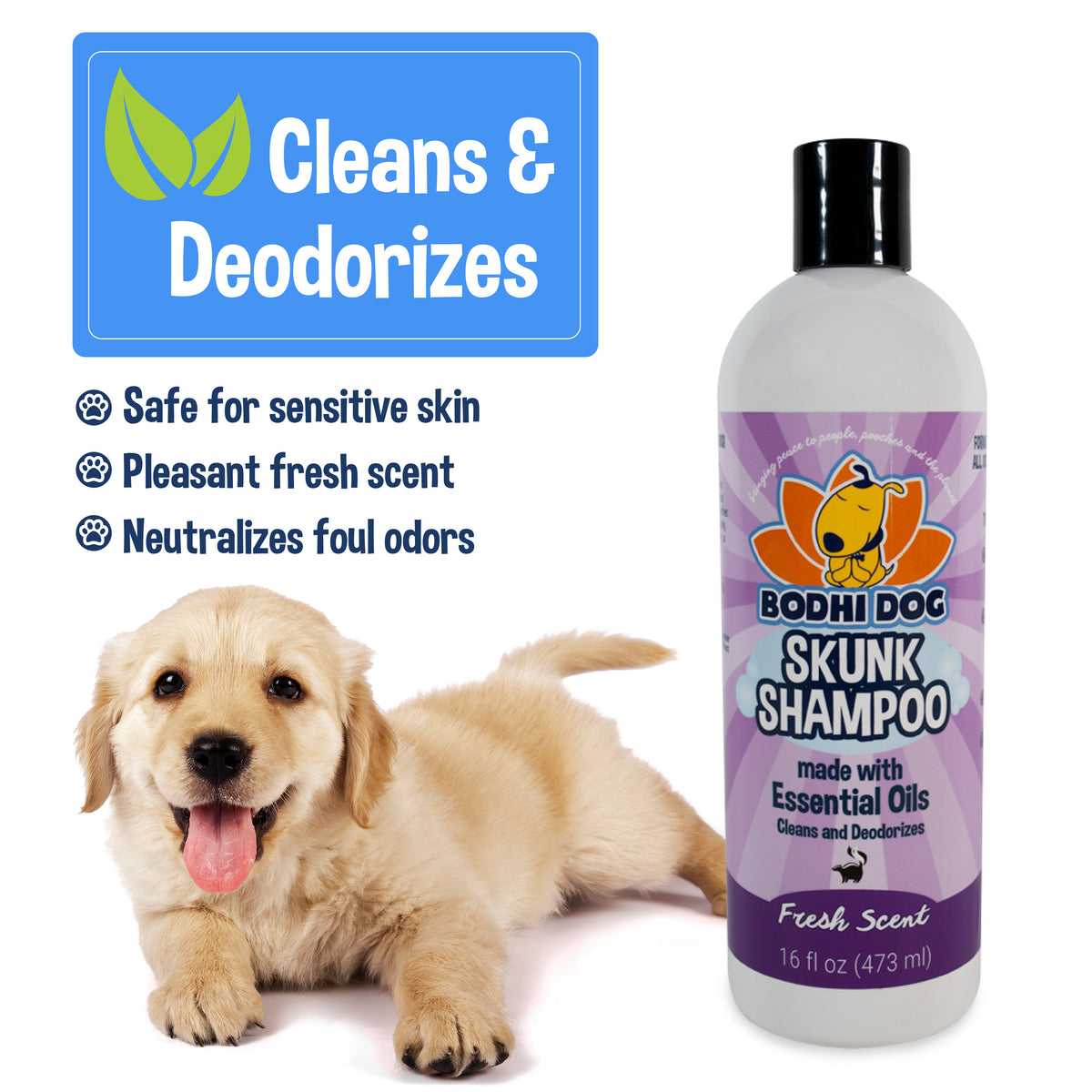 Top paw de skunk shampoo top