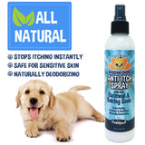 Bodhi Dog Itch Relief Spray - Natural Relief for Dry, Itchy, Allergic, or Bug-Bitten Skin - Safe for Dogs & Cats - Soothing Oatmeal Formula - Made in USA (Oatmeal)