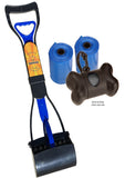 Bodhi Dog Complete Poo Pack- 24" Pooper Scooper, Poop Bags, & Waste Bag Holder, Ideal for Small to XL Pets - Durable, Easy-to-Use, Great for Grass, Gravel, & Outdoor Cleanups