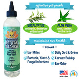 Bodhi Dog Ear Cleaner Solution for Dogs & Cats - Aloe Vera Ear Cleanser, Gentle, Safe for Ear Health - Removes Dirt, Wax & Debris - Prevents Odor & Irritation - Made in USA