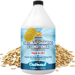 Bodhi Dog Oatmeal Shampoo & Conditioner - Hypoallergenic Formula - Naturally Deodorize Dogs, Cats & Pets - Made w/Organic Ingredients - Moisturizes Dry & Itchy Skin - Made in USA (Oatmeal)