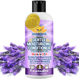 Bodhi Dog Gentle Moisturizing Dog Conditioner - Soothing Plant-Based Formula with Aloe Vera & Jojoba Oil - Hydrates & Softens Coat - Leaves Coat Soft Shiny & Manageable - Lavender Scent, Made in USA