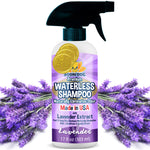 Bodhi Dog Waterless Shampoo - Natural Dry Shampoo for Dogs & Cats - Neutralizes Pet Odor - No Rinse Required - Made of Natural Extracts - Safe for Sensitive Skin - Made in USA - Lavender