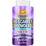 Bodhi Dog Natural Carpet Powder - Dry Pet Smell Eliminator & Urine Odor Remover - Loosens Fur & Dirt - Plant-Based and Biodegradable Room Freshener for Home with Pets - Made in USA