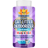 Bodhi Dog Cat Litter Odor Eliminator - Natural Gentle Deodorizer & Freshener for Strong Urine Smell - Long-Lasting Formula, Easy to Use, Reduces Litter Box Changes - Violet Potpourri Scent - Made in USA