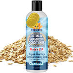 Bodhi Dog Oatmeal Shampoo & Conditioner - Hypoallergenic Formula - Naturally Deodorize Dogs, Cats & Pets - Made w/Organic Ingredients - Moisturizes Dry & Itchy Skin - Made in USA (Oatmeal)
