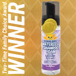 Bodhi Dog Waterless Foaming Shampoo - Dry Shampoo for Bathless Cleaning, No Rinse Required - Natural, Gentle Cleaner for Sensitive Skin - Made in USA (Lavender)