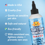 Bodhi Dog Tear Stain Remover & Tear Stain Remover Combs - Gently Removes Stains, Dirt from Pet Eyes - Safe & Gentle on Dogs and Cats - Cleans Delicate Fur - Ideal for Grooming & Tear Stain Prevention